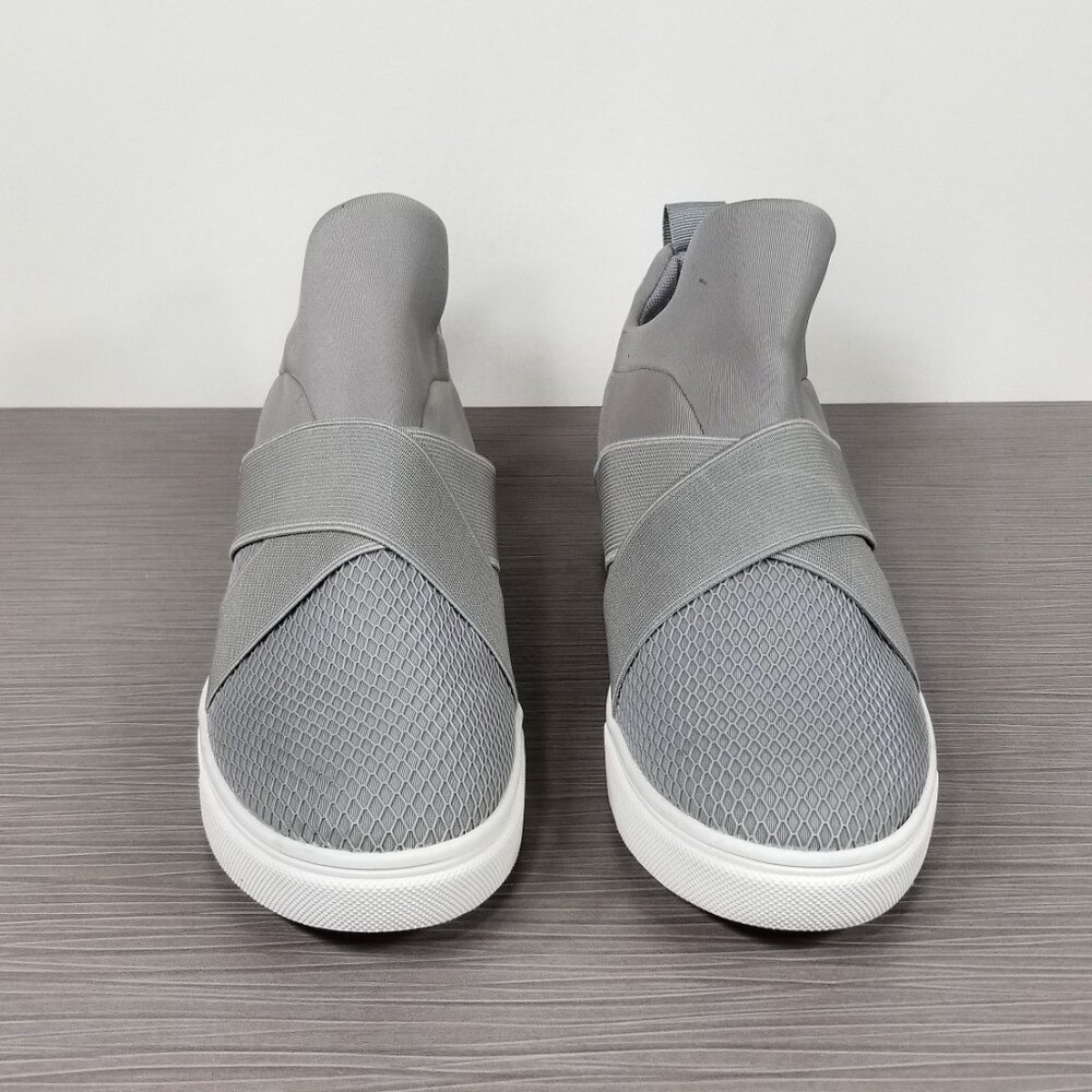 Steve Madden Laynie Wedge Sneakers, Gray Fabric, Womens Various Sizes - Picture 2 of 11